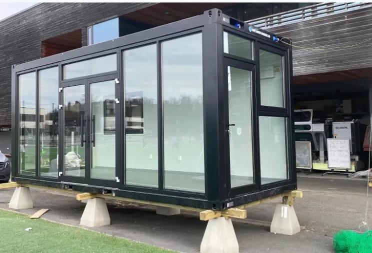 Kiosk-modul levert av Containerfabrikken